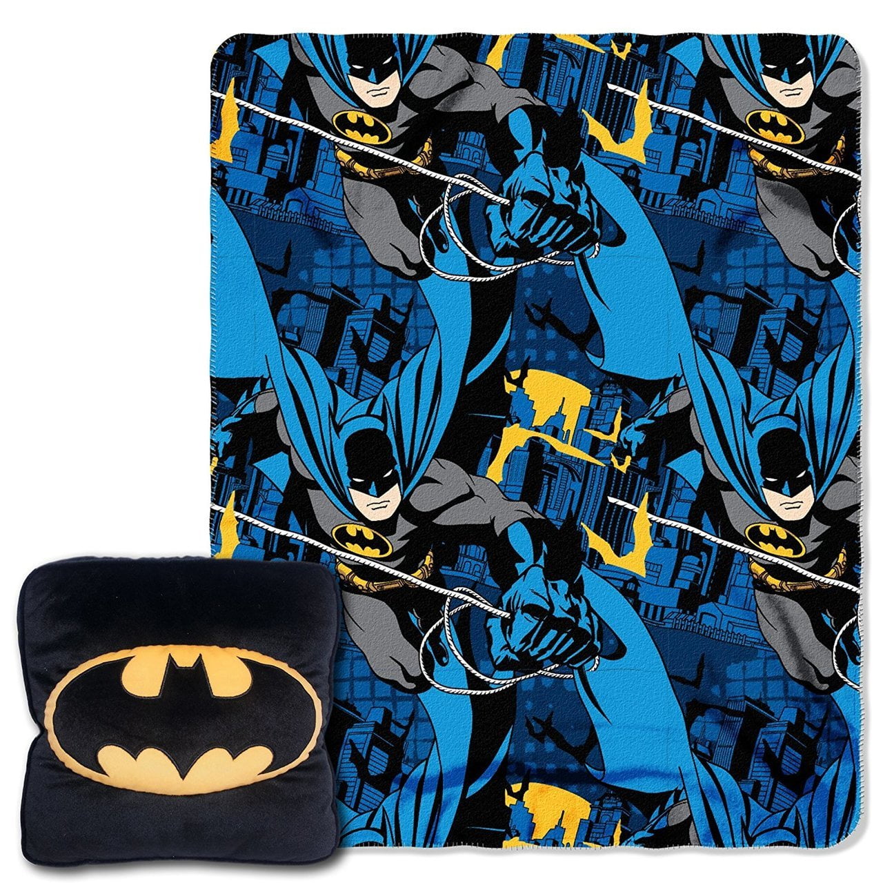 Batman Plush Pillow and Throw