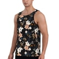 thumbnail image 2 of Haiem Lilies Flowers Men Workout Tank Top Gym Bodybuilding Sleeveless Muscle T Shirts Athletic Tank Breathable Workout Shirt-Small, 2 of 9