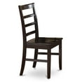 thumbnail image 3 of East West Furniture Parfait 11" Wood Dining Chairs in Cappuccino (Set of 2), 3 of 6
