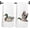 Vintage Duck, variant on Funny Yellow Duck Bathroom Hand Towels, Gifts for Duck Lovers, Cute Ducks Decorative Hand Towels for Bathroom Toilet Washroom Restroom, 16x24 Inch Set of 2