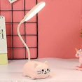 thumbnail image 1 of Kids Lamp, LED Desk Lamp for Kids, Cute Cat Lamp Kawaii Desk Accessories, Flexible Gooseneck Eye-Care Cartoons Small Desk Lamp Girls Gifts (Pink), 1 of 5