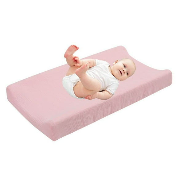 EUBUY Changing Pad Cover Baby Changing Mat Cover Baby Changing Table Cover Removable Cover Baby Shower Gift Pink