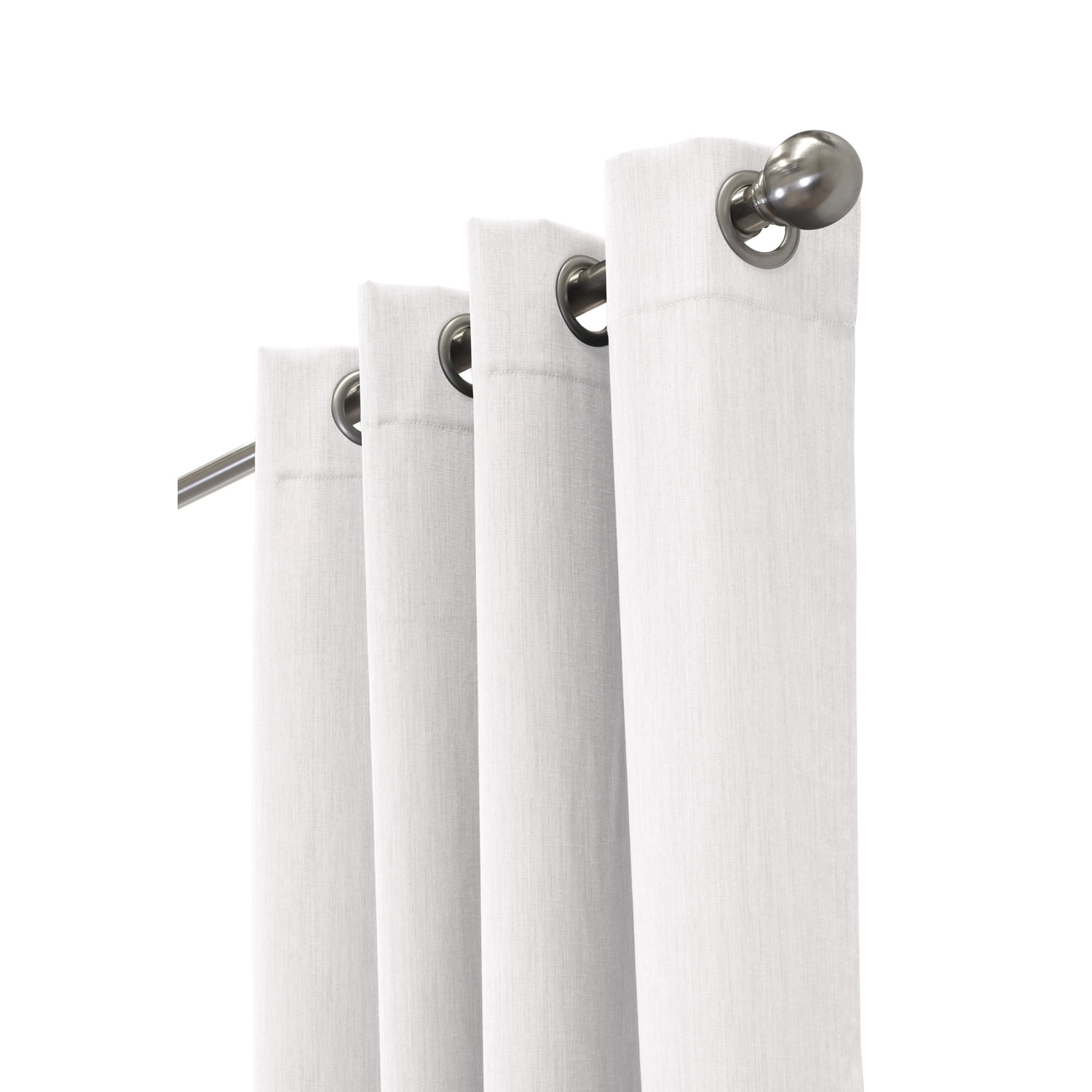Commonwealth Kelly Grommet Dressing Window Curtain Panel - 52"x84", White