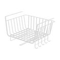 thumbnail image 4 of Kitchen Cabinet Hanging Shelf Cabinet Door Organizer under Cabinet Shelf Basket white, 4 of 7