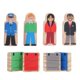 thumbnail image 2 of Toddlers Wooden Airplane Play Set Air Passenger Jet Play Toy Educational Airplane Model ToyAircraft, 2 of 4