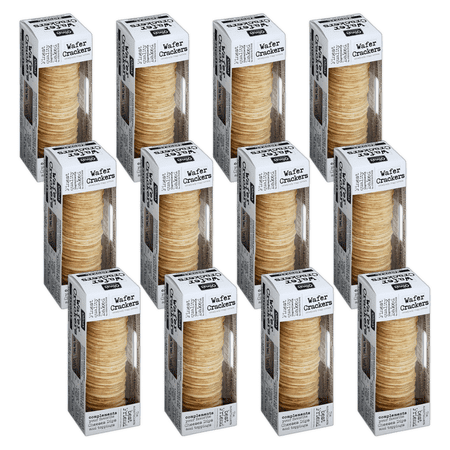 Olina's Bakehouse Natural Cracker Wafers 3.5 oz (Pack of 12)