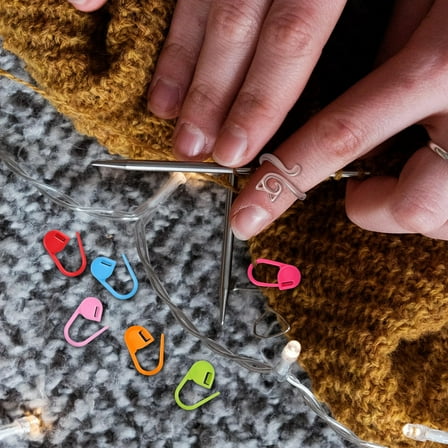 Beaupretty Metal Stitch Markers Knitting Accessories Multi Metal 1 Set