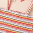thumbnail image 6 of Fesfesfes Newborn Infant Baby Girls Camisol Vest Rainbow Striped Tops+Bowknot Shorts Set, 6 of 9
