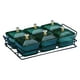 thumbnail image 1 of Bandeja para servir Nordic Caddy con frutos secos, recipiente dividido con tapa 6 Cuencos Verde, 1 of 9