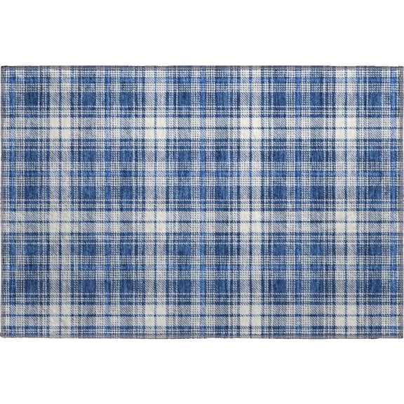Dalyn Rugs Premium Machine Washable Mayfield AMF993 Navy 1'8" x 2'6" Rug