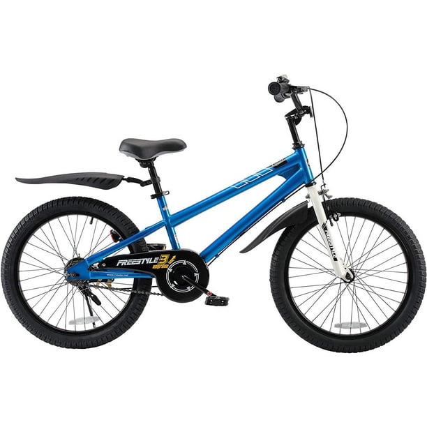 RoyalBaby Freestyle Kids Bike 20 inch Girls and Boys Kids Bicycle Blue