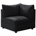 thumbnail image 1 of Meridian Furniture Jacob Coin en Velours Noir, 1 of 9