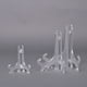 thumbnail image 4 of Soportes de exhibición plegables de Plástico Inteprter 10 piezas negro, 4 of 6