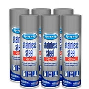 Sprayway Stainless Steel Cleaner & Polish 15 oz pack of 6