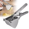 thumbnail image 4 of Dasuuxi Potato Ricer,Stainless Steel Potato Masher for Commercial and Home,Ricer Kitchen Tool,Silver, 4 of 9