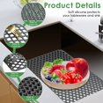 thumbnail image 5 of JUNWELL Silicone Sink Protector Heat-Resistant Sink Liner Mat Reusable Silicone Sink Mat for Kitchen 28.3x15inch, 5 of 10