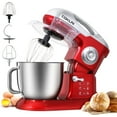 thumbnail image 1 of CUSIMAX 7.3QT Electric Stand Mixer , 10-Speed Electric Food Mixer with Stainless Steel Bowl, Dough Hook, Beater & Whisk for Most Home Cooks,Red, 1 of 6