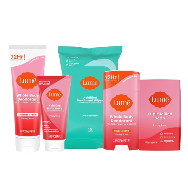 Desodorante para todo el cuerpo Starter Pack Lume para mujeres y hombres