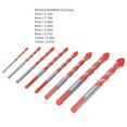 thumbnail image 4 of Drill Bit, Wear- Tile Drilling Bit, For Ceramic Tiles Concrete 8Pcs, 4 of 8