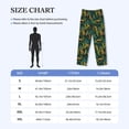 thumbnail image 4 of Fotbe Jungle Leopard Yellow Pantalones de Pijama para Hombre, Pantalones de Dormir, Pantalones de Casa con Cintura Ajustable y Bolsillos-Small, 4 of 6