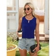 thumbnail image 4 of Womens Sleeveless Tank Top Blue XL, 4 of 7