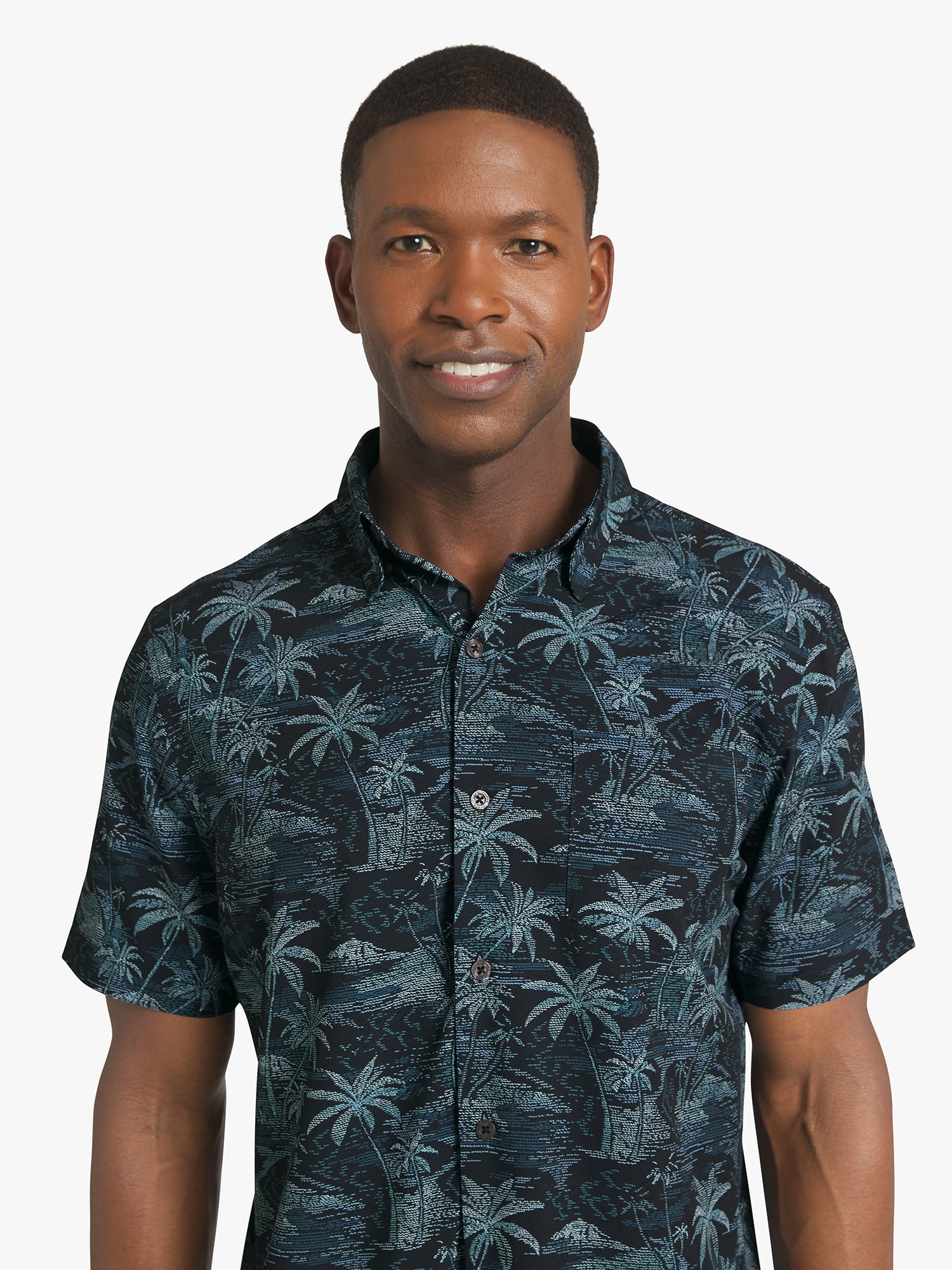 Chaps Men's & Big Men's Performance Woven Short Sleeve Shirt, Sizes S-3XL