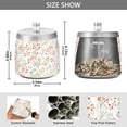 thumbnail image 2 of Yayeee Ashtray with Lid for Cigarette Smokeless Stainless Steel Home Ash Holder, Small Floral Pattern, 2 of 7