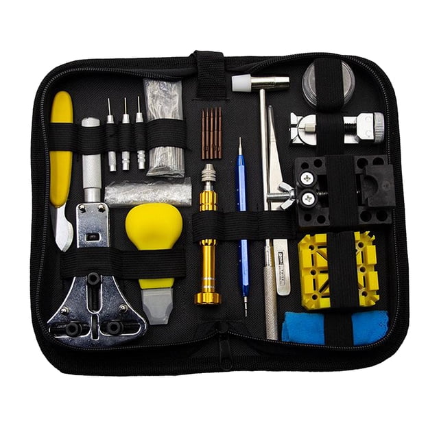 Kit de Reparación de Relojes, 185 Piezas de Herramientas de Reparación de Relojes Juego de Herramientas de Pin de Enlace Profesional, Ayudante de Bate Baoblaze Kits de reparación de relojes 185pcs