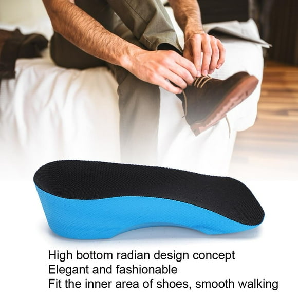 Plantilla De Aumento De Altura Plantilla De Zapatos Almohadilla del Talón Deportes Cómodos Aumento De Media For Masajeadores De Pies Altura Cojín De Pie Zapatos (3Cm) Ecomeon no
