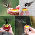 thumbnail image 4 of Alimentador de colibrí de mano, 4 unidades de mini alimentador de colibrí de mano con 4 cepillos de limpieza, comederos para suministros al aire libre, 4 of 5