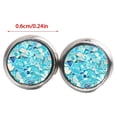 thumbnail image 4 of Sonducket Pendientes Gotas para los oídos De moda Incrustaciones de diamantes de imitación Elegantes Pendientes clásicos para los oídos Ropa, zapatos y accesorios Miscelánea verde brillante, 4 of 6