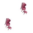thumbnail image 3 of relayinert Réaliste Échelle 1:12 Fauteuil Élégant Canapé Mobilier Rouge Canapé Simple 2 Pcs, 3 of 6