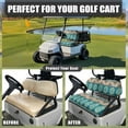 thumbnail image 5 of POLERO Golf Cart Seat Covers for Club Car Front and Rear Seat Cushion, Blue Southwest Aztec Universal Fit for Women Men Ezgo Golf Cart Accessories, Breathable & Easy to Clean, 5 of 8