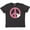 Vintage Black, variant on Inktastic Peace Sign Cute Daisy Flowers Youth T-Shirt