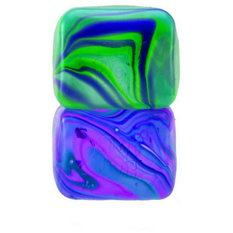 NeeDoh Swirl Nice Cube, Satisfying Square Shaped Sensory Toy
