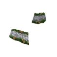 thumbnail image 1 of Camino de piedra realista, decoración artística de resina, camino de guijarros de jardín de hadas, adorno de estatuilla de bonsái, senderos de roca en miniatura, 2 uds., 1 of 1