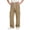Khaki, variant on Vibrex Boy's Loose Wide Leg Cargo Sweatpants Solid Color Drawstring Pants Elastic Waisted Casual Comfortable Pants with Zip Pocket 5-14 Years