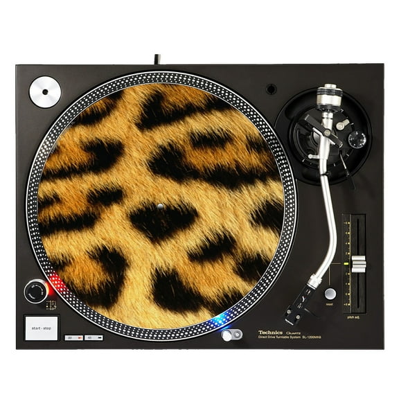 KuzmarK™ 12" DJ Turntable Slipmat - Leopard