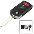 thumbnail image 1 of Essen 3 Button Remote Key Fob Shell for Mazda 3 5 6 MX-5 Miata CX-7 CX-9 RX-8 CX-9, 1 of 6