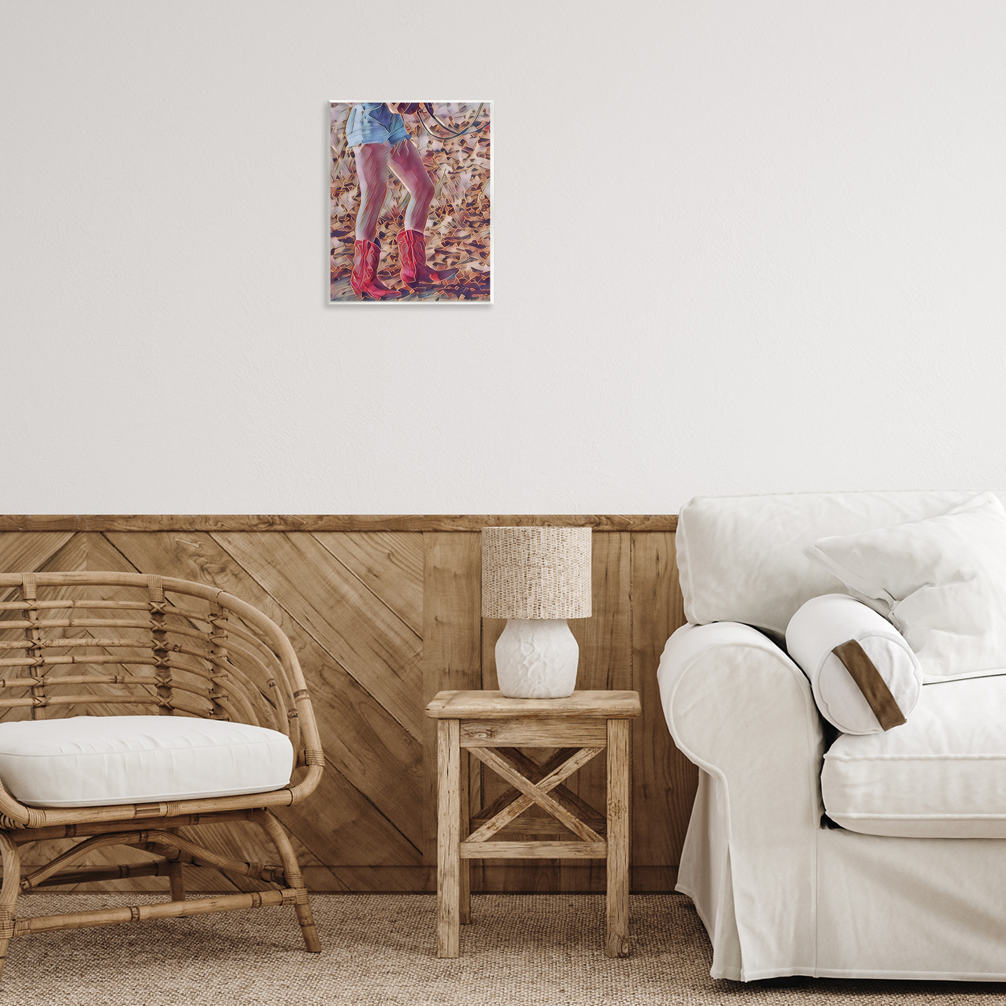 Rancher Gal Cowgirl Wall Plaque Art, design by Jesse Keith