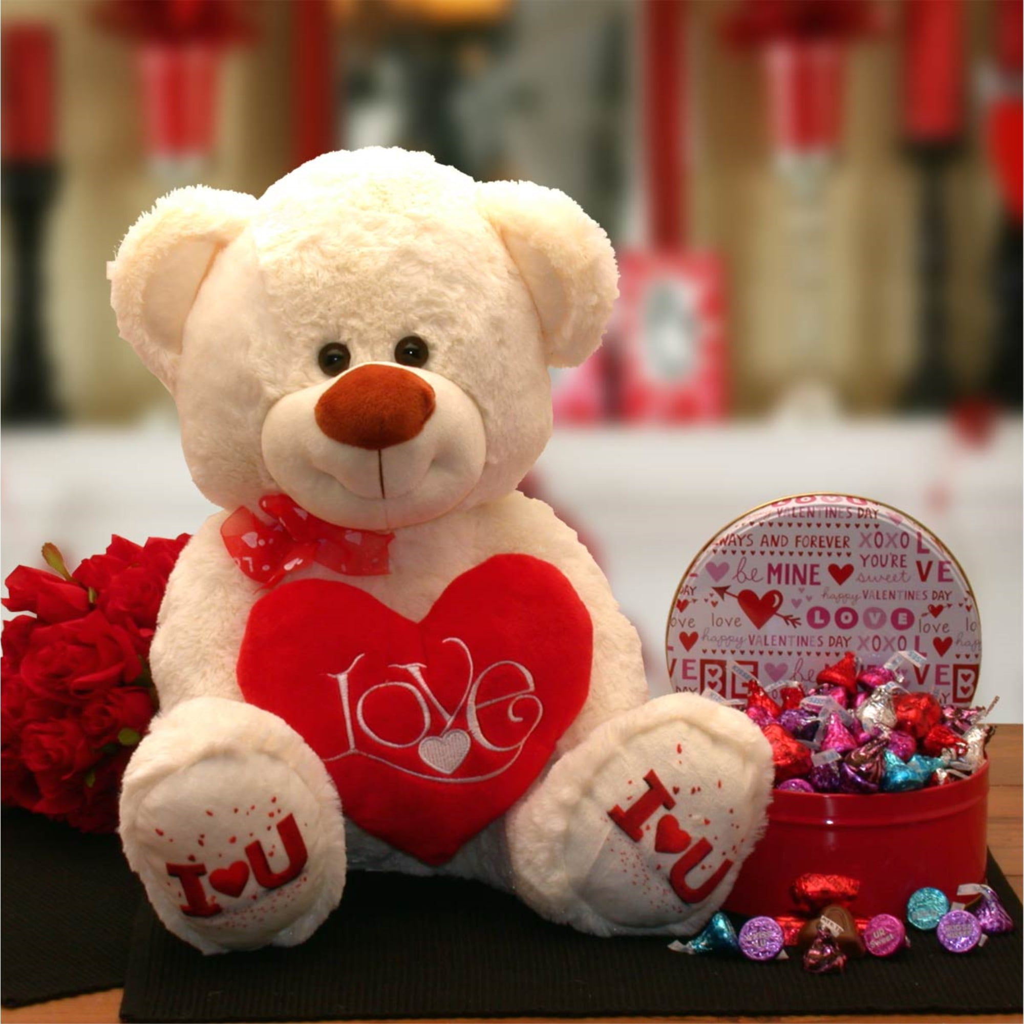 Gift Basket Drop Shipping 8162212 Love & Kisses Valentine Teddy Bear
