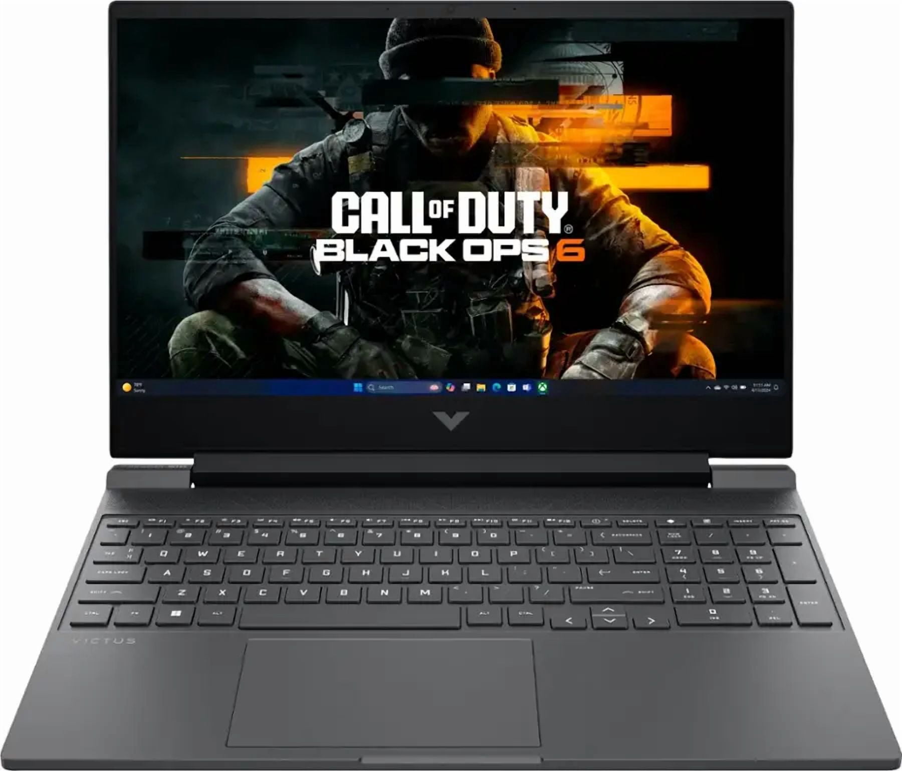 HP - Victus 15.6" Full HD Gaming Laptop - AMD Ryzen 5-7535HS - 16GB DDR5 Memory - AMD Radeon RX 6550M - 512GB SSD - Mica Silver
