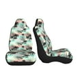 thumbnail image 3 of Cauagu Tropical Summer Palm Print Car Seat Covers,Universal Automotive Seat Covers Car Seat Protectors Easy to Install Car Cover Car Accessories Auto rucks Van & SUV-1, 3 of 9