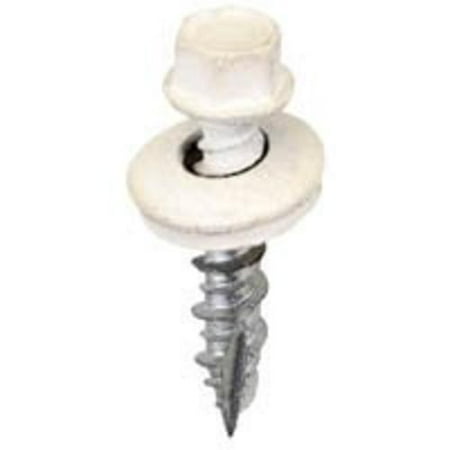 

New Acorn SW-MW1W250 Metal To Wood Screw 1 White Each