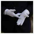 thumbnail image 4 of Gupgi 1 Paire de Gants d'Uniforme Formels Blancs pour Hommes, 4 of 5