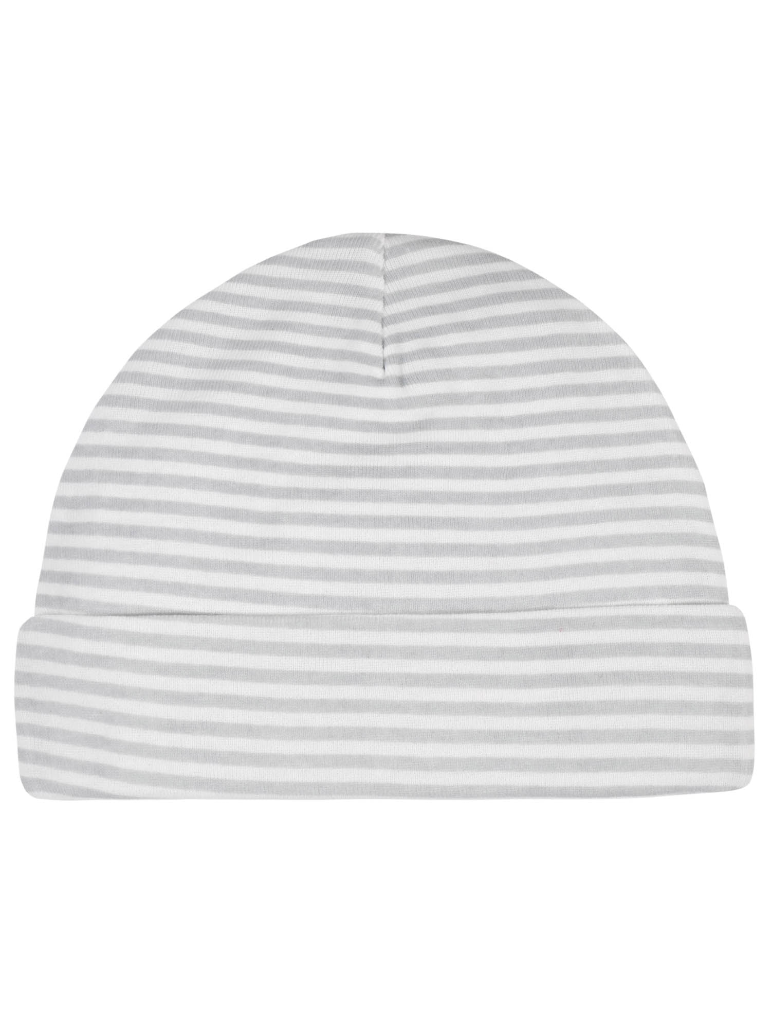 Gerber Baby Boys 100% Cotton Take-Me-Home Layette Gift Set, Gray Striped, 3-Piece