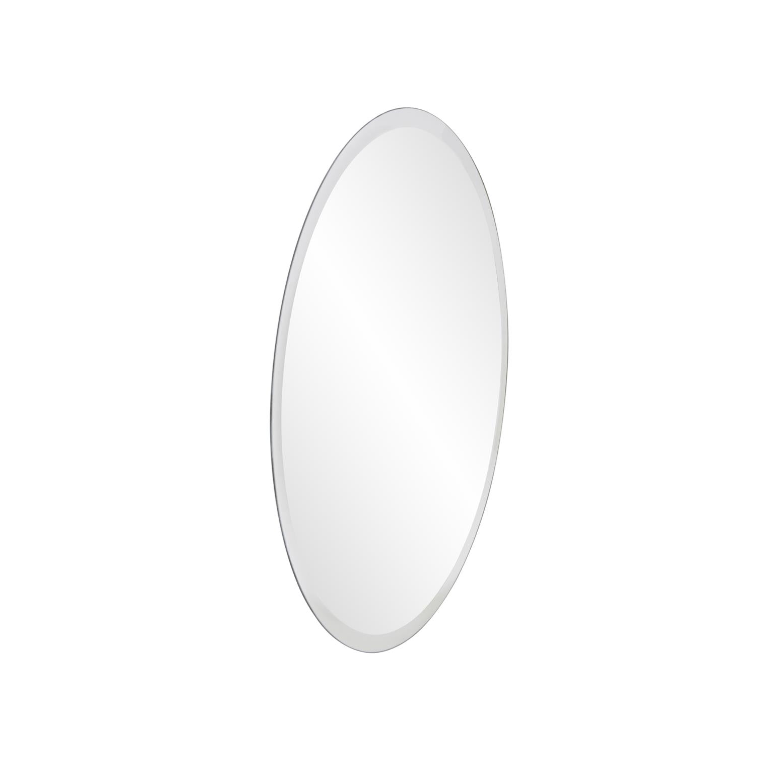Tyler Dillon Frameless Beveled Round Wall Mirror - 12 x 12