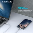 thumbnail image 3 of BENFEI USB C fast charging cable (100W 3.3ft), aluminum shell usb-c cable for iPhone 15/15Pro/15Plus/15Pro Max MacBook Pro/iPad Pro 2023, iPad Air 4,Samsung Galaxy S23+/S23, 3 of 8