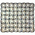 thumbnail image 1 of Cream Stone Wall Quilt, Hand cut and Patchwork cotton fabric blocks., 1 of 1