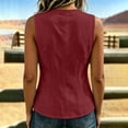 thumbnail image 4 of SwiftWear Women's Bow Front Tie Cute Tank Tops Cotton Linen Cami Sleeveless Summer Tops Casual Everyday Outfits​, 4 of 6